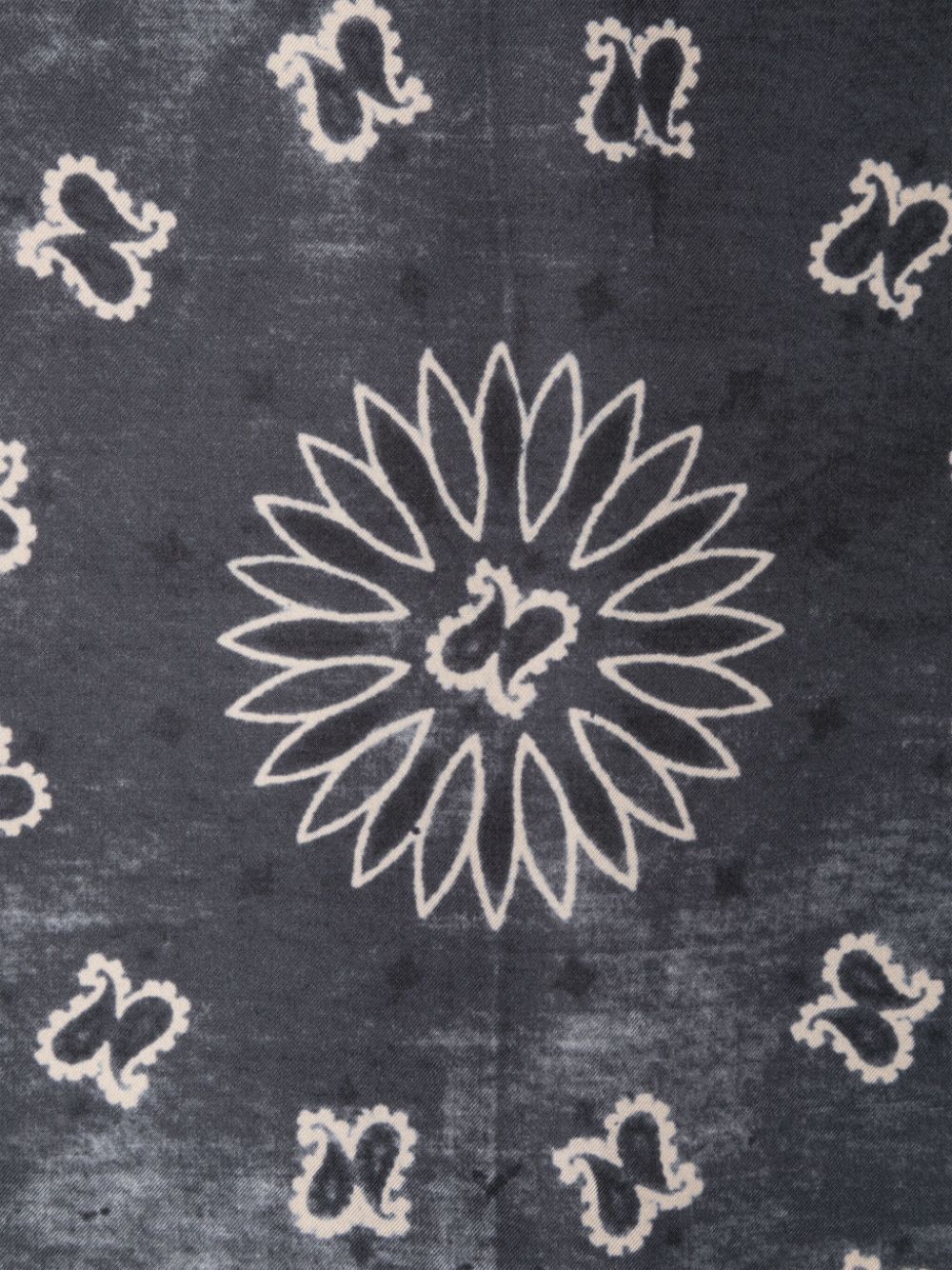 Golden Goose Paisley Print Silk Scarf In Gray