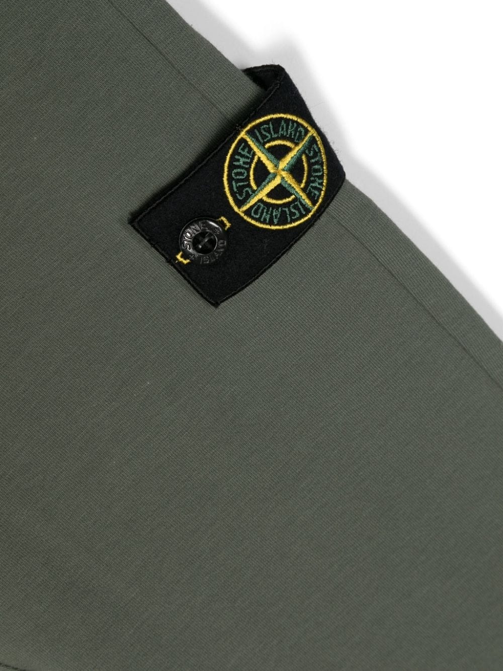 Stone Island Compass-badge Track Pants In Green