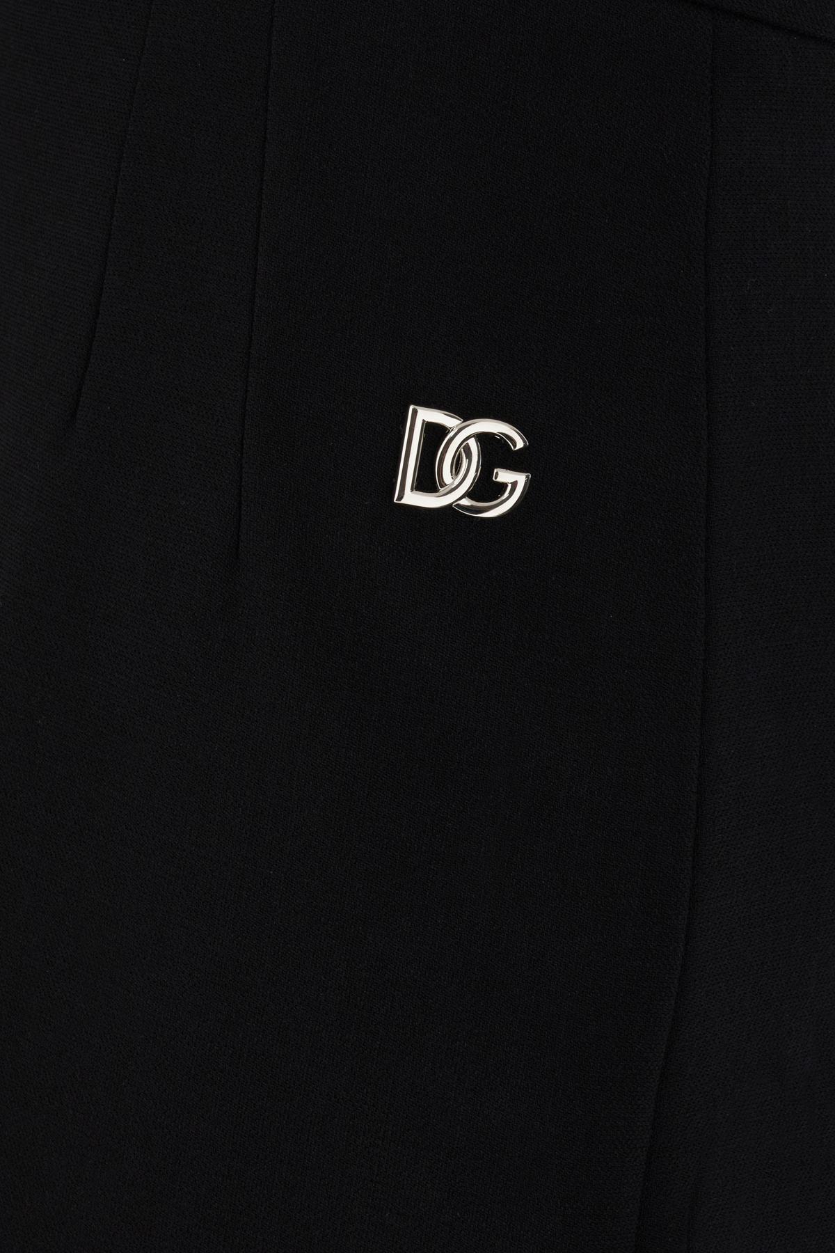 Shop Dolce & Gabbana Virgin Wool Pencil Midi Skirt In Black