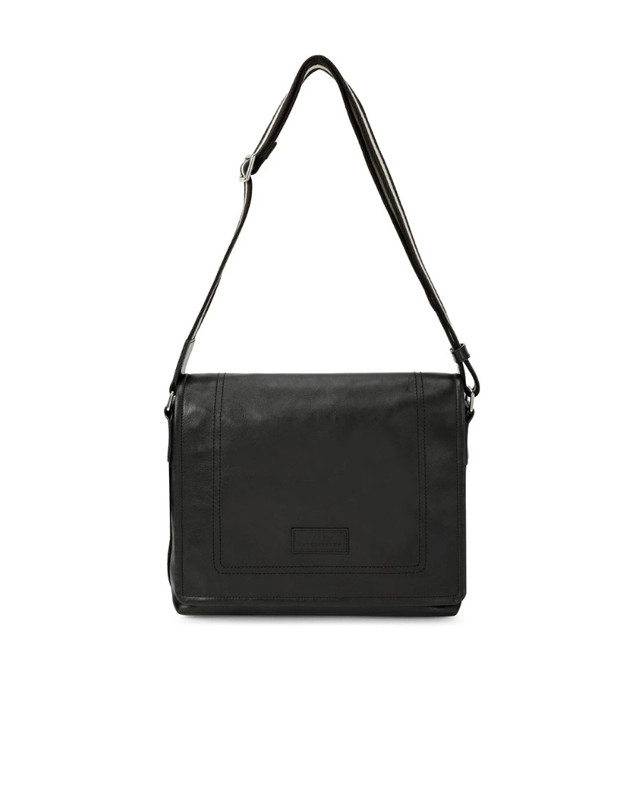 Bally Logo Strap Satchel In Black