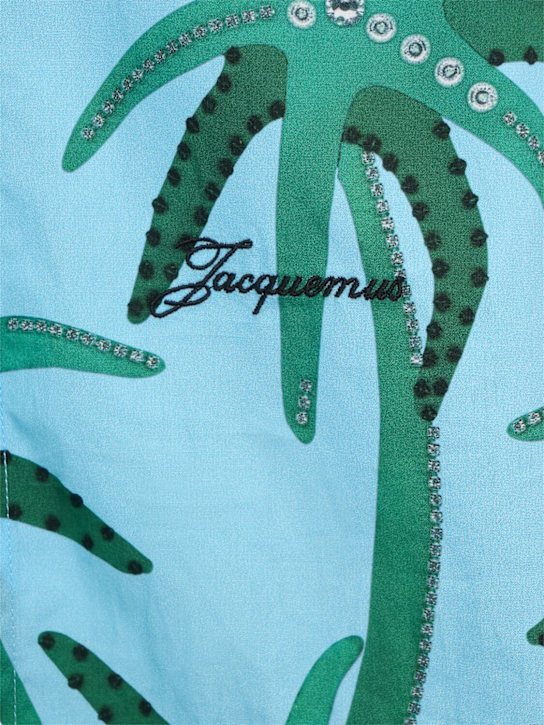Shop Jacquemus Lapel Short-sleeved Shirt
