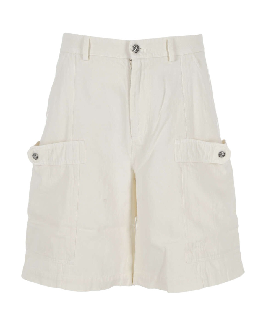 Palm Angels Shorts In White