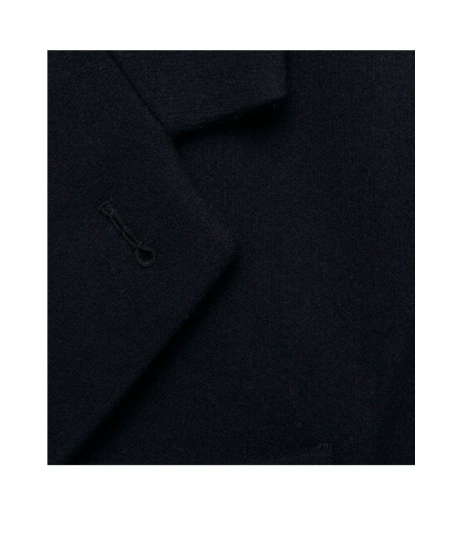 Gucci Embossed-buttons Wool Single-breasted Blazer In Black