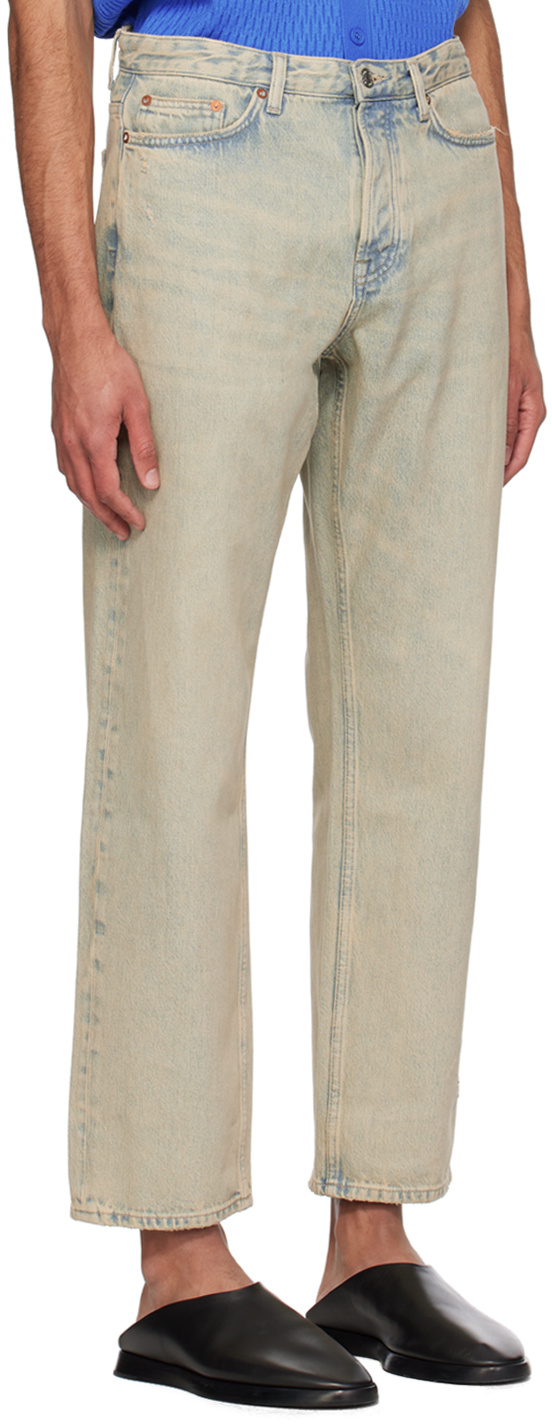 Samsoe & Samsoe Denim Trousers With Belt Loops