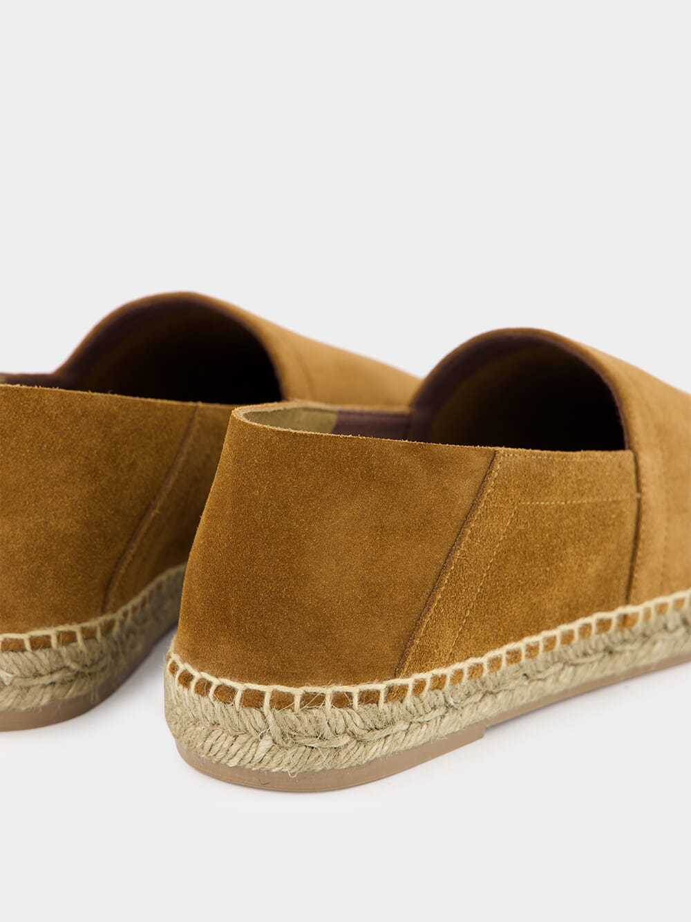 TOM FORD RAFFIA SUEDE ESPADRILLES