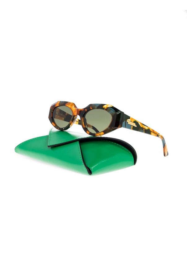 Bottega Veneta Full Frame Sunglasses In Multi