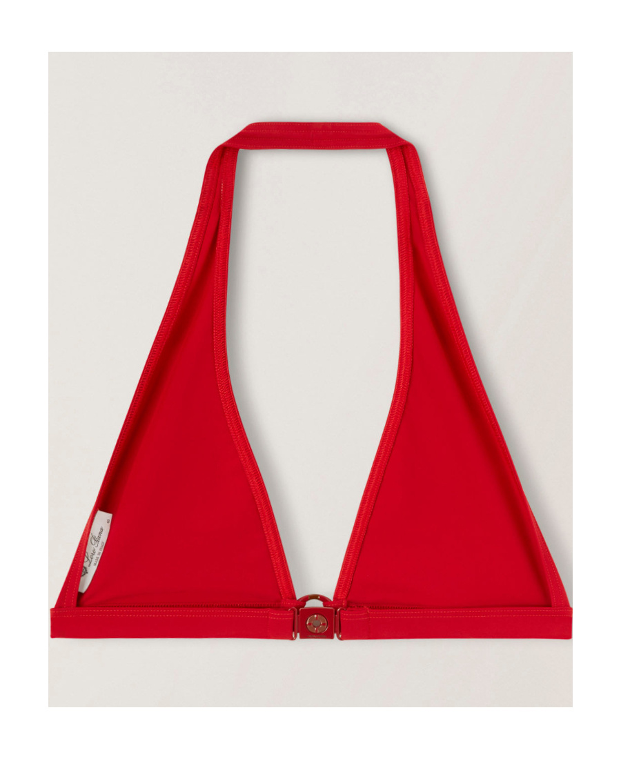 Loro Piana Triangular Bikini In Red