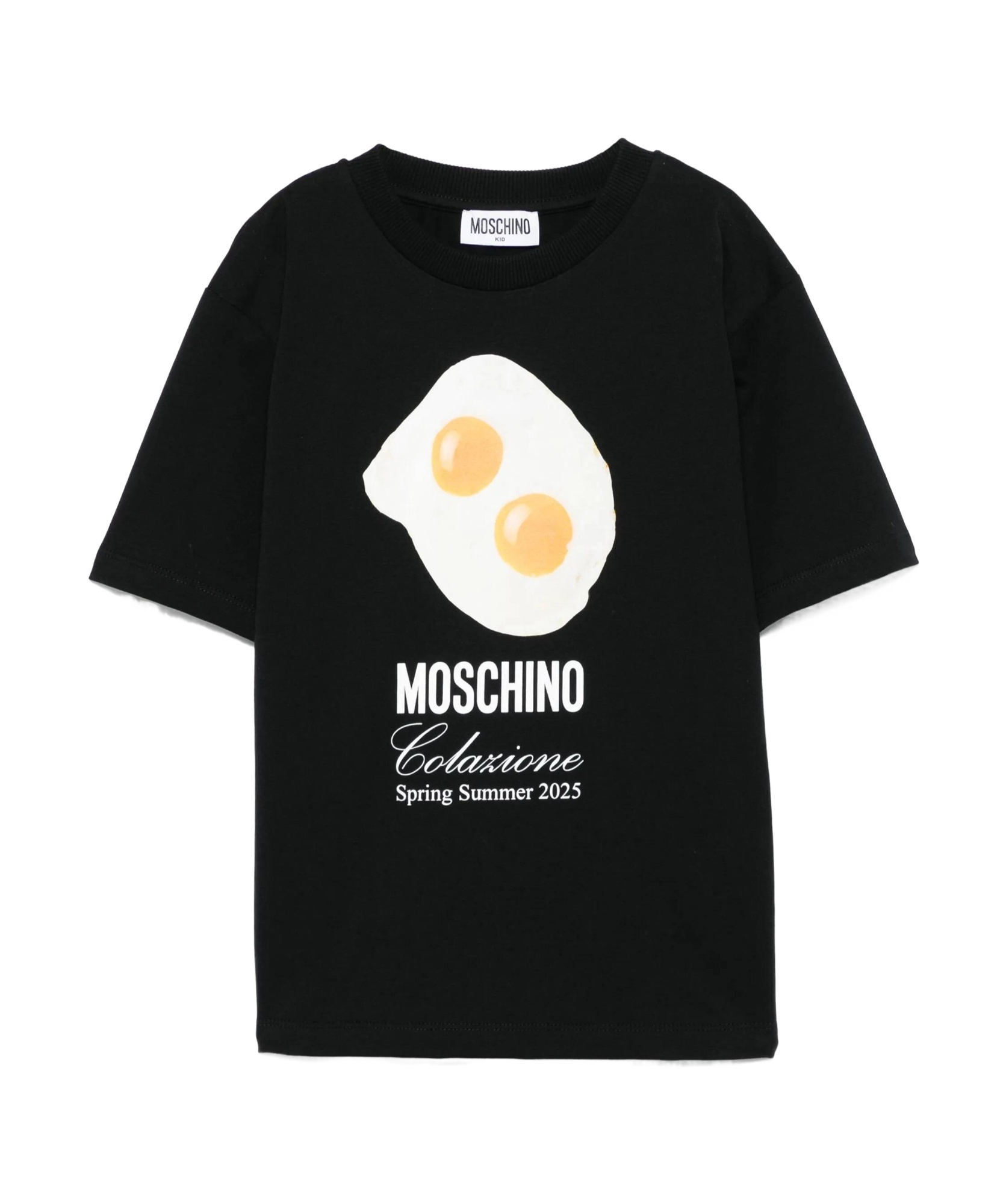 Moschino Egg-print T-shirt In Black
