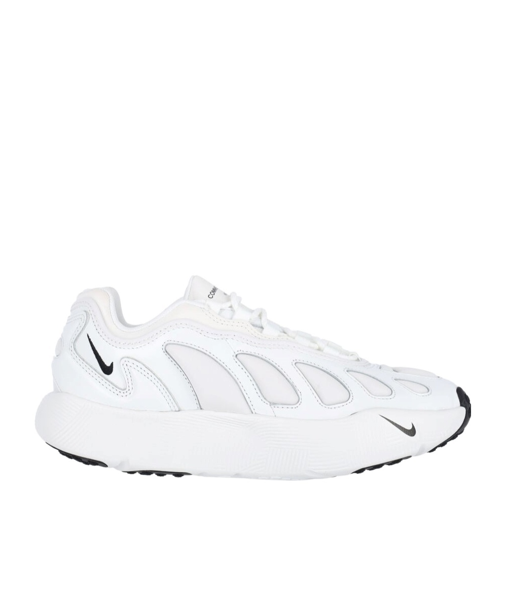 Shop Comme Des Garcons Homme Plus X Nike Lace Up Sneakers In White