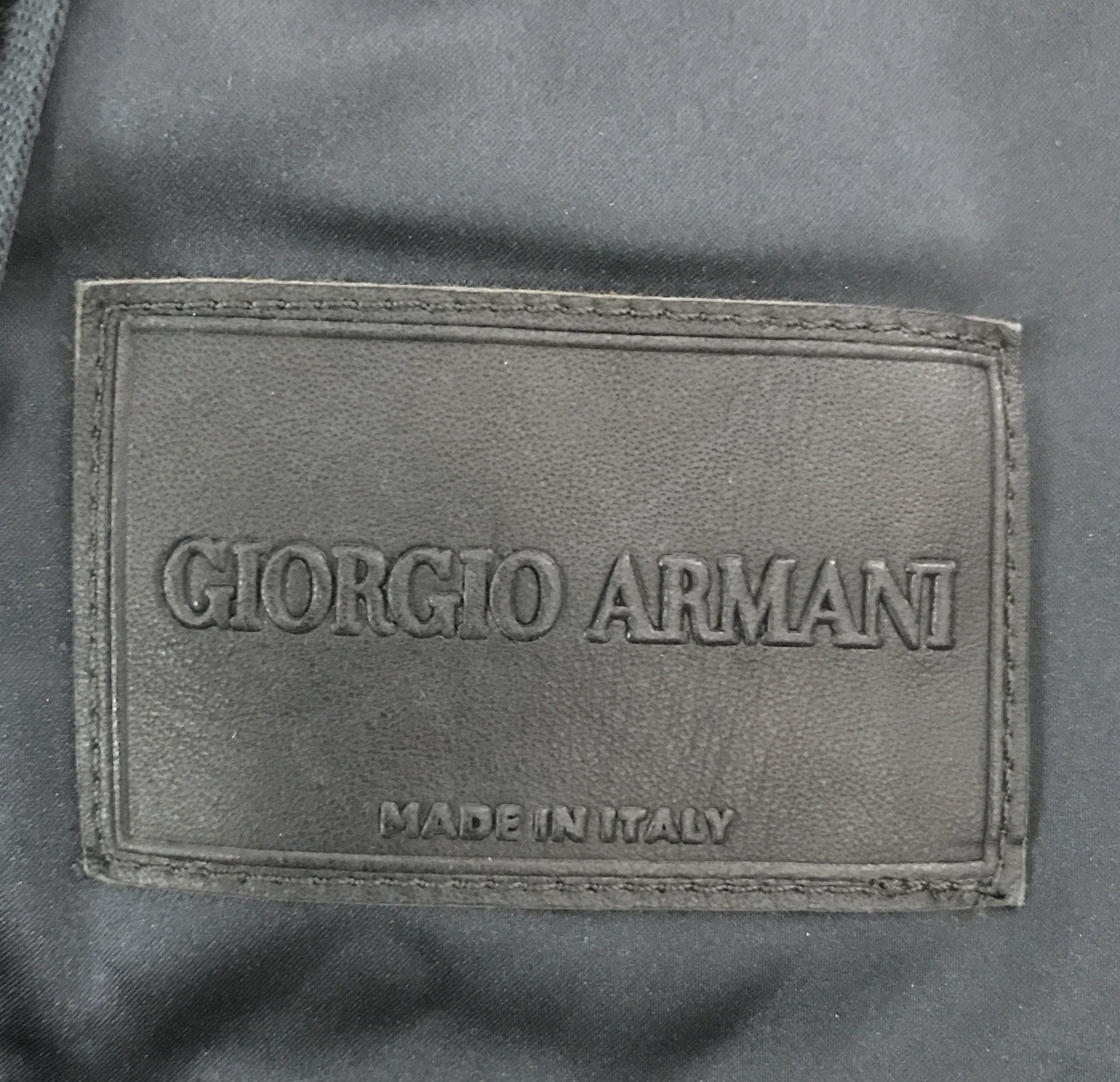 Giorgio Armani Logo Casual Jacket In Black
