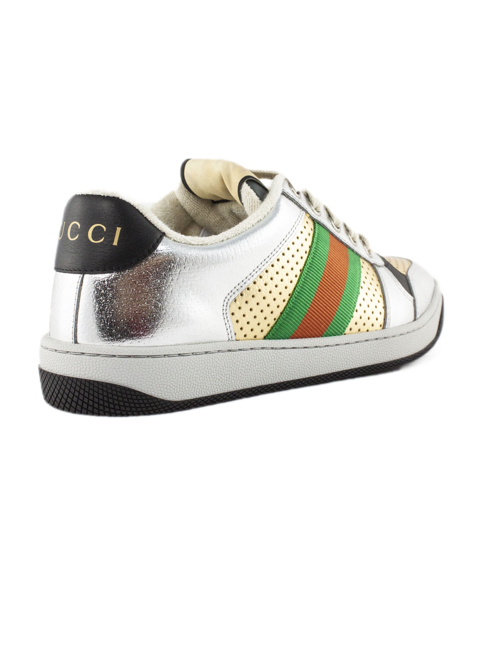 Gucci Screener Low-top Sneakers In Gray