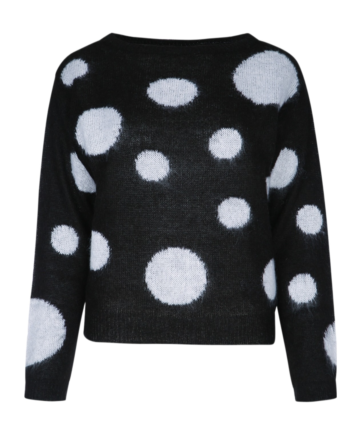 IBLUES POLKA-DOT KNIT SWEATER