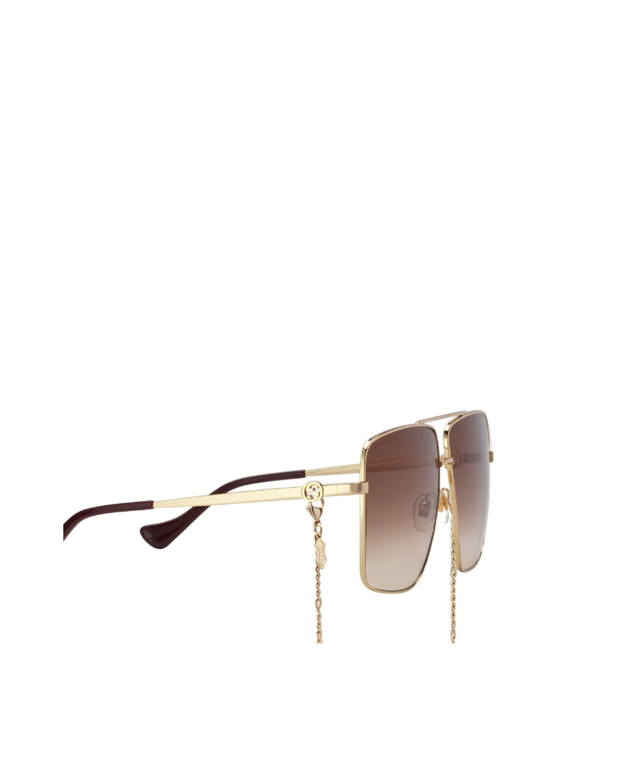 Gucci Square-frame Sunglasses In Brown