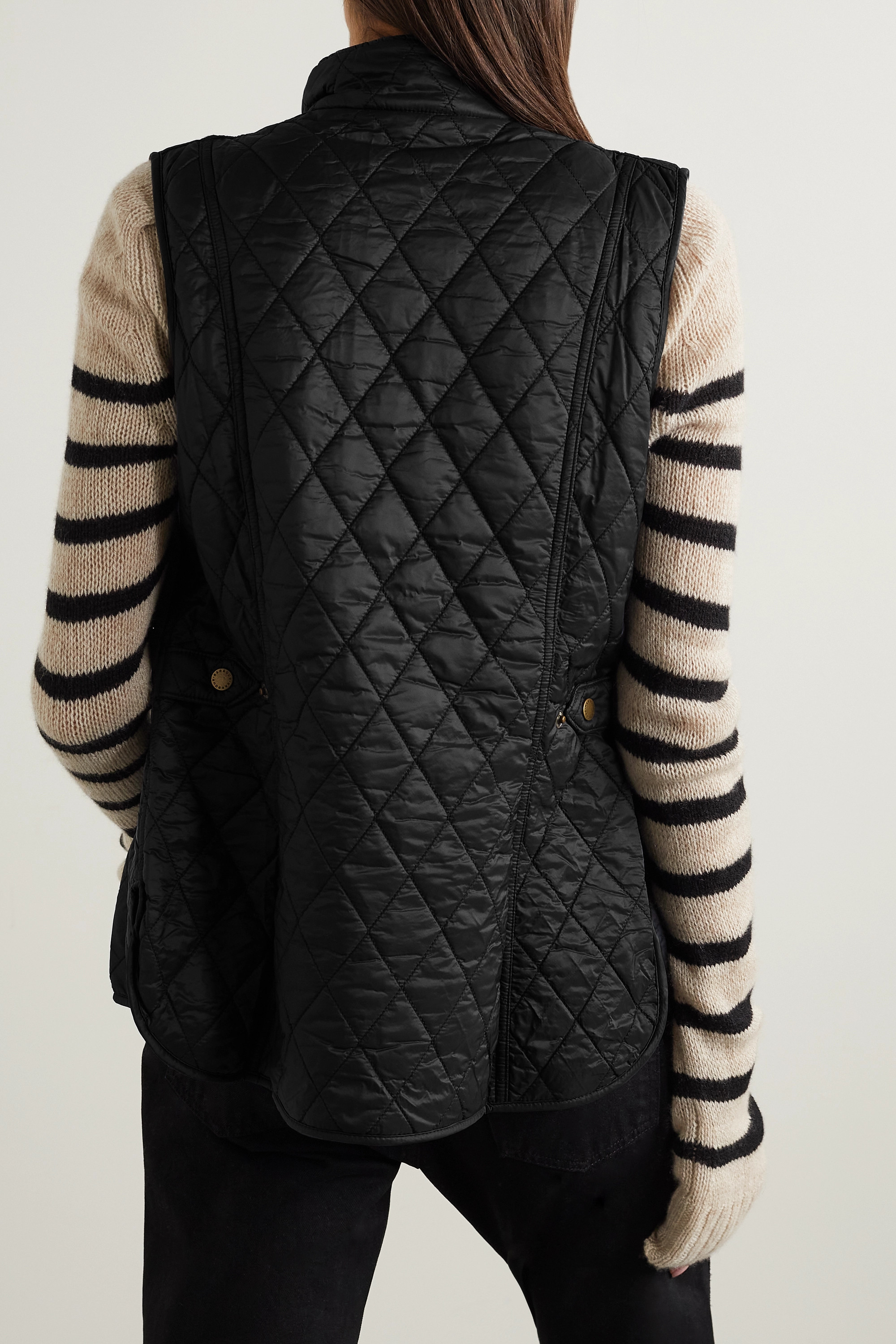 Barbour Otterburn Logo Vest In Black