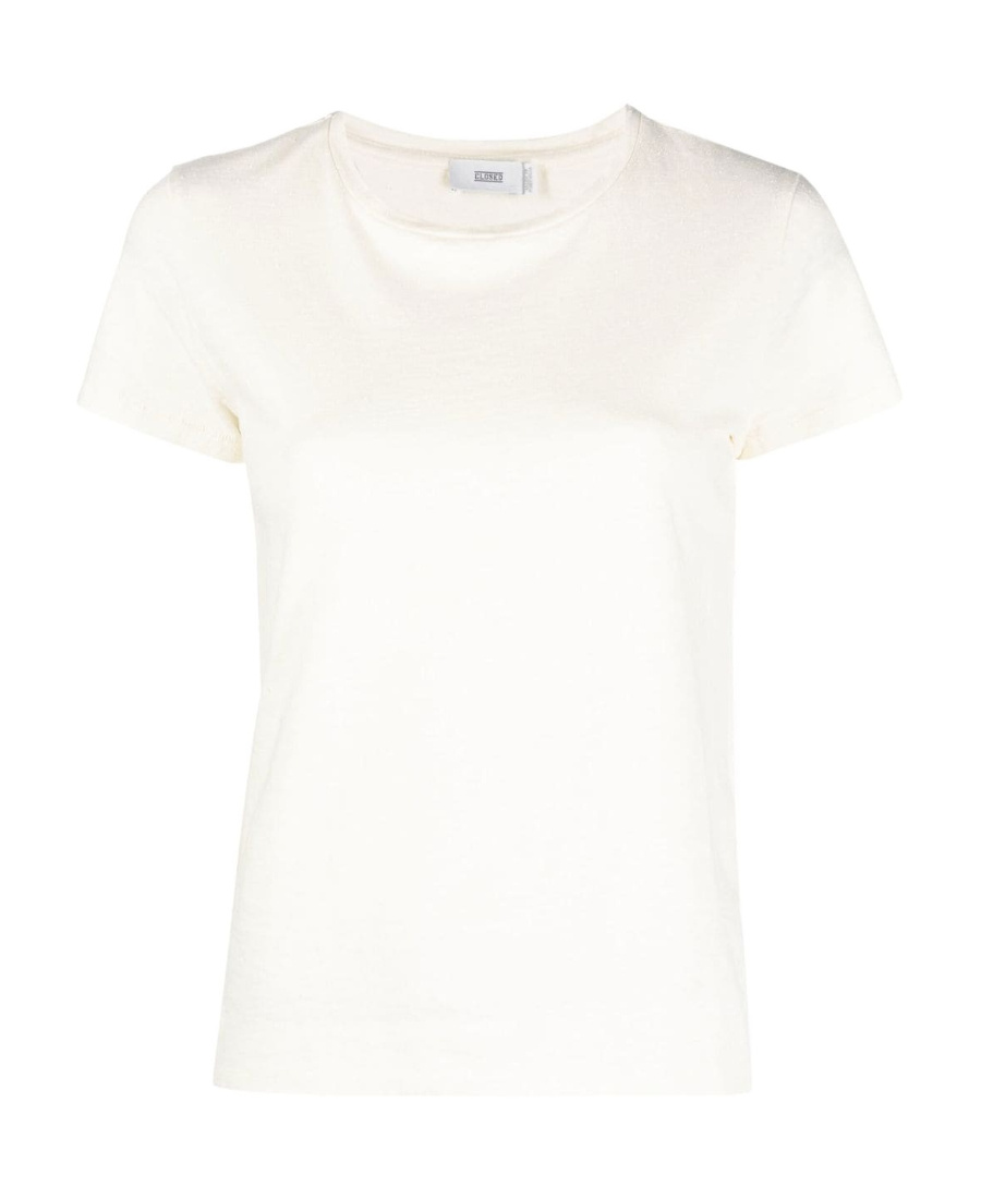 CLOSED SHORT-SLEEVE COTTON T-SHIRT 