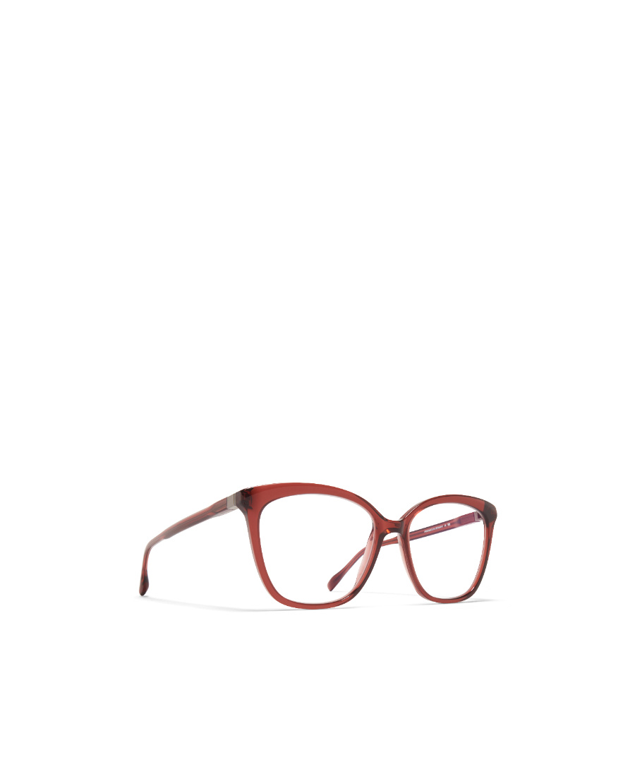 Mykita Geometrically Framed Flat Mirror In Brown