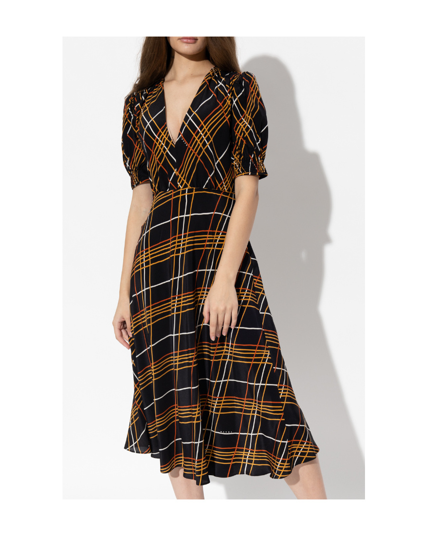 Marni Multi-way Stripe Midi Dress In Black