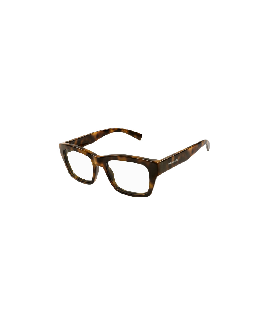 Saint Laurent Eyewear Rectangle Frame Glasses In Black