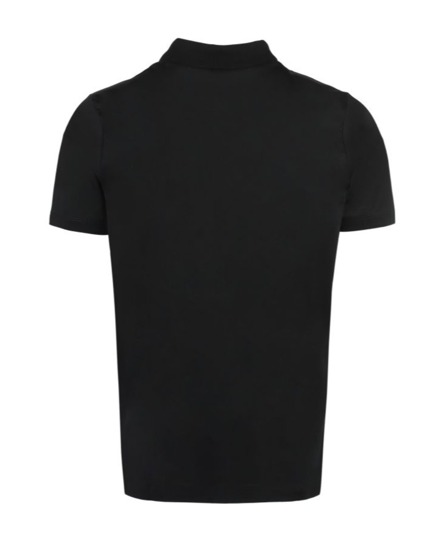 Shop Paul & Shark Paul Shark Short Sleeve Polo Shorts In Black