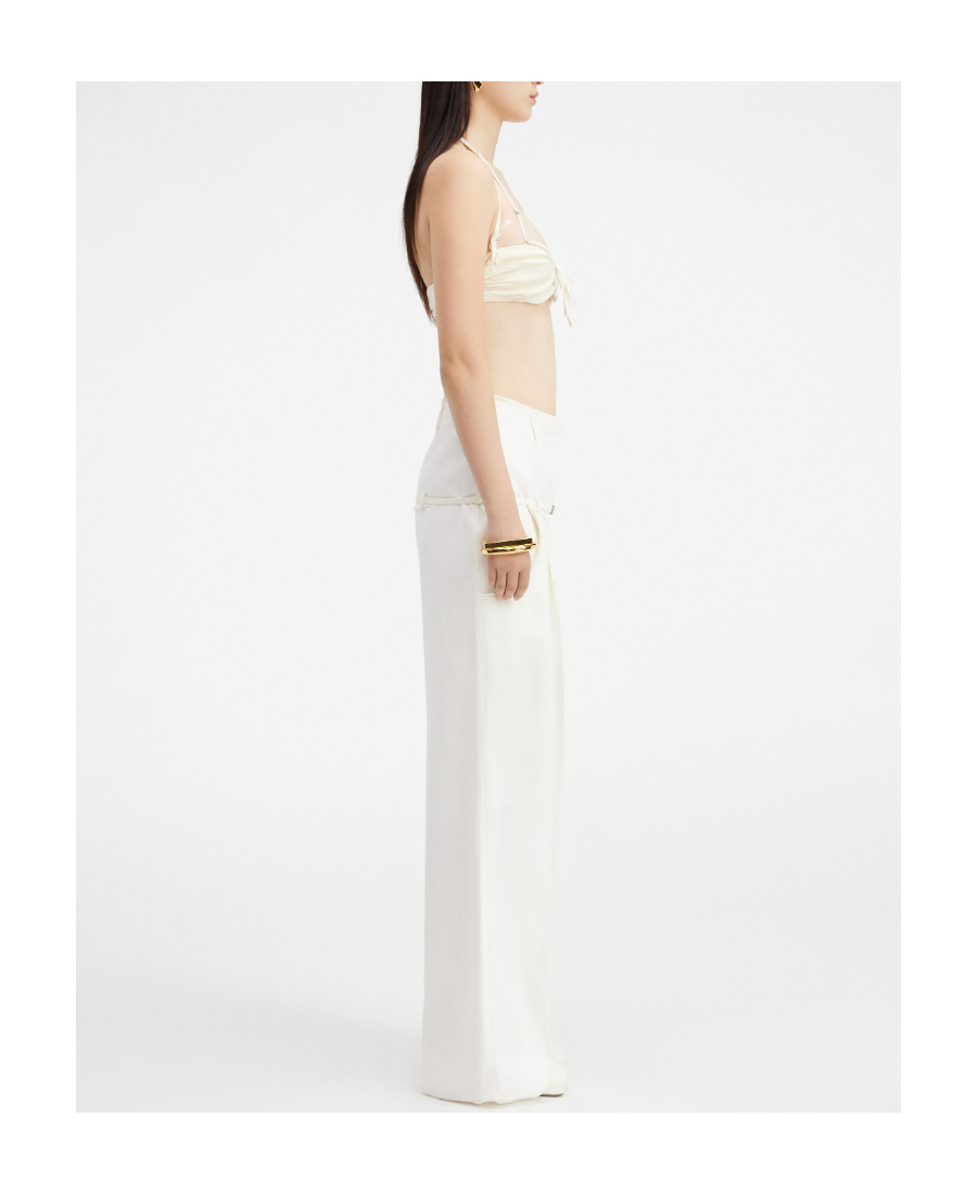 Jacquemus Pants In White