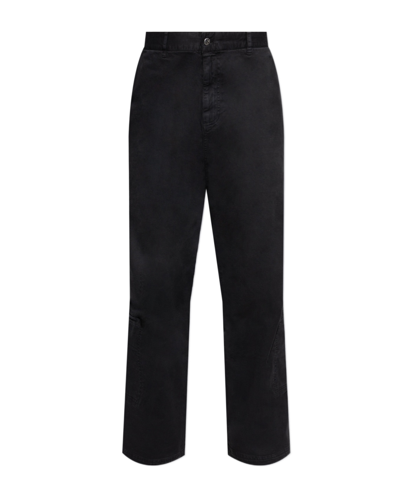 Represent Cargo Pant With Belt Loops And Side Pockets In Black