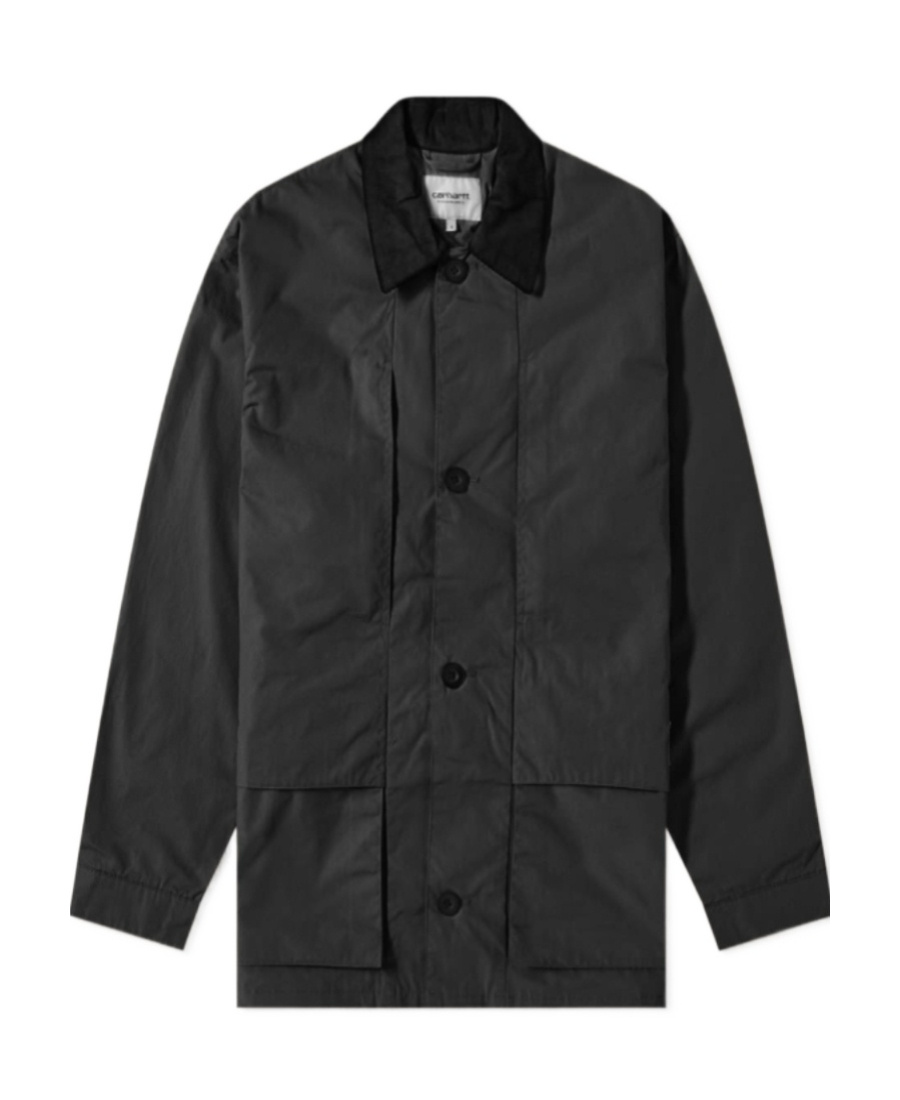 Carhartt Logo Casual Jacket In Black