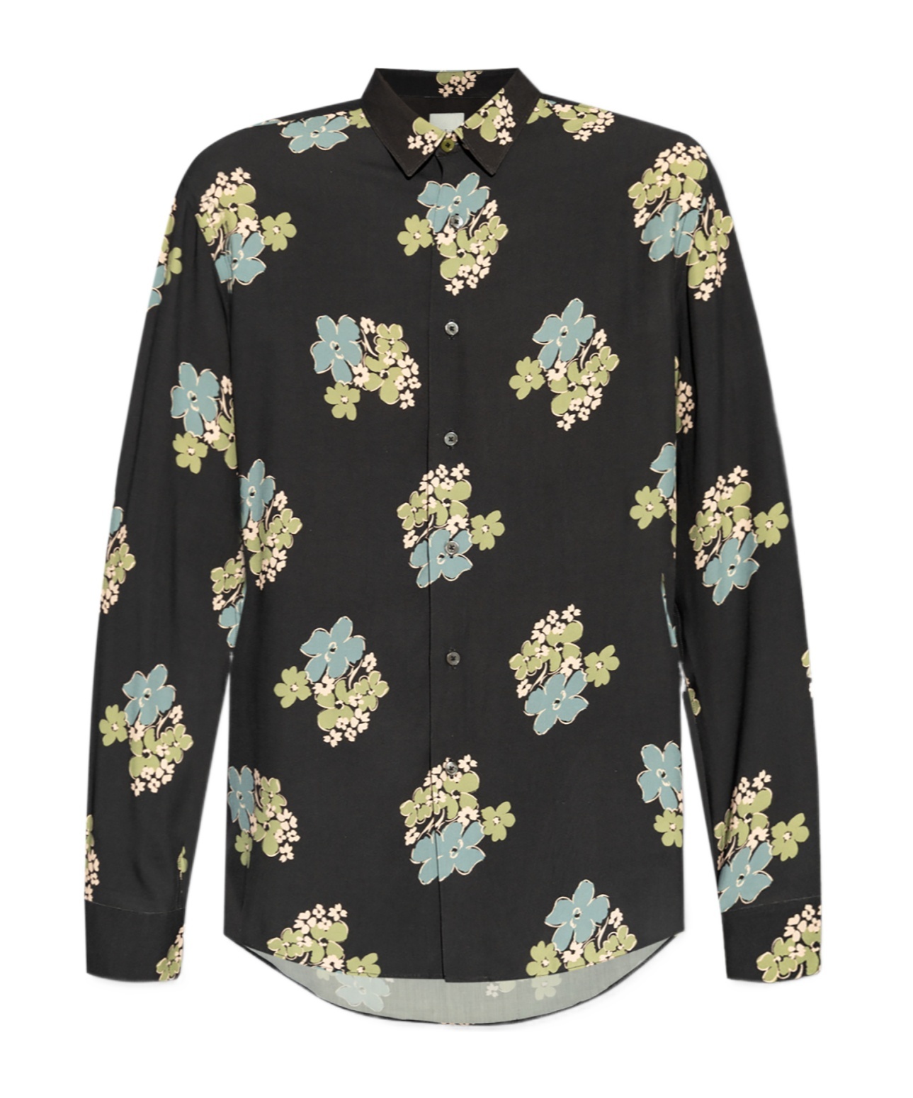 Shop Paul Smith Floral-print Shirt In Green
