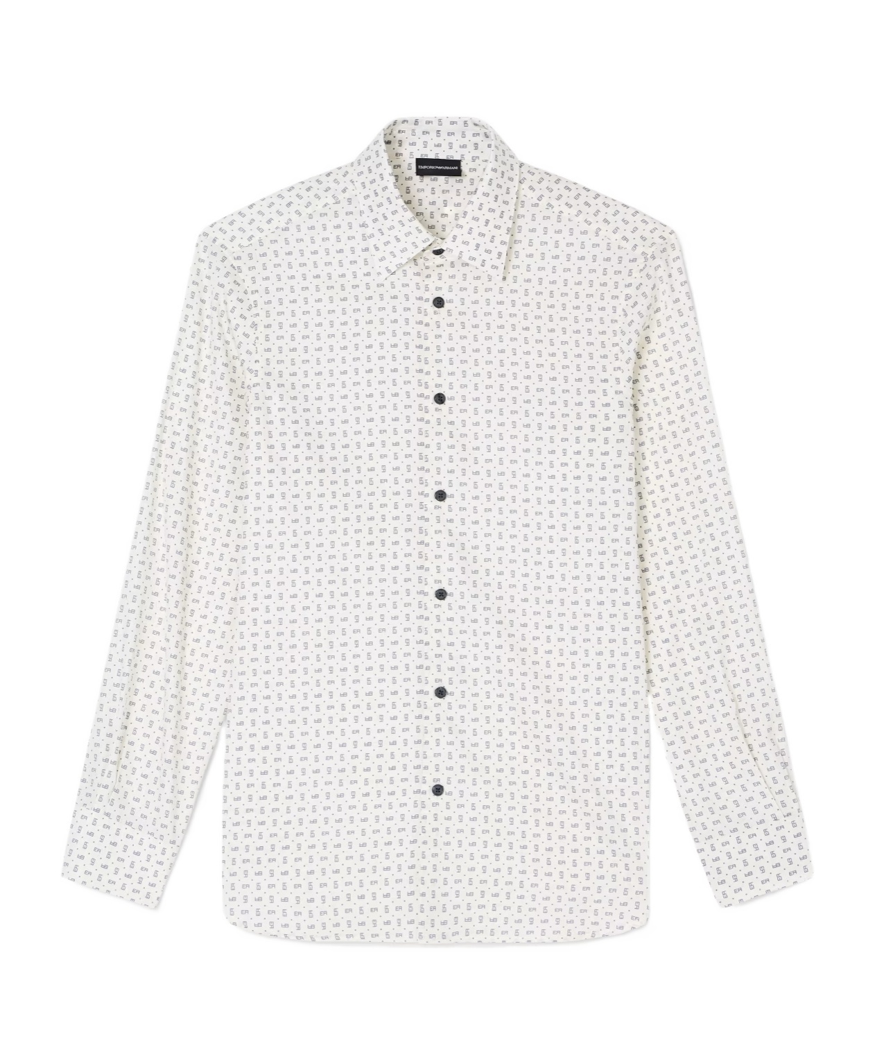 Emporio Armani Long Sleeve Shirt In White