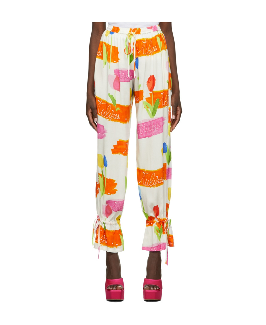 Collina Strada Multicolor Parkour Trousers In White