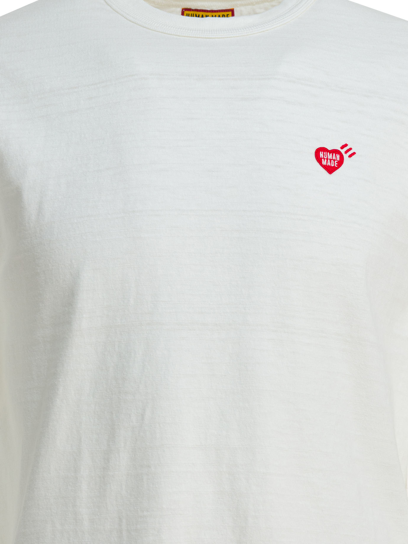 Human Made Long Sleeve Graphic Print Crew Neck T-shirt In White