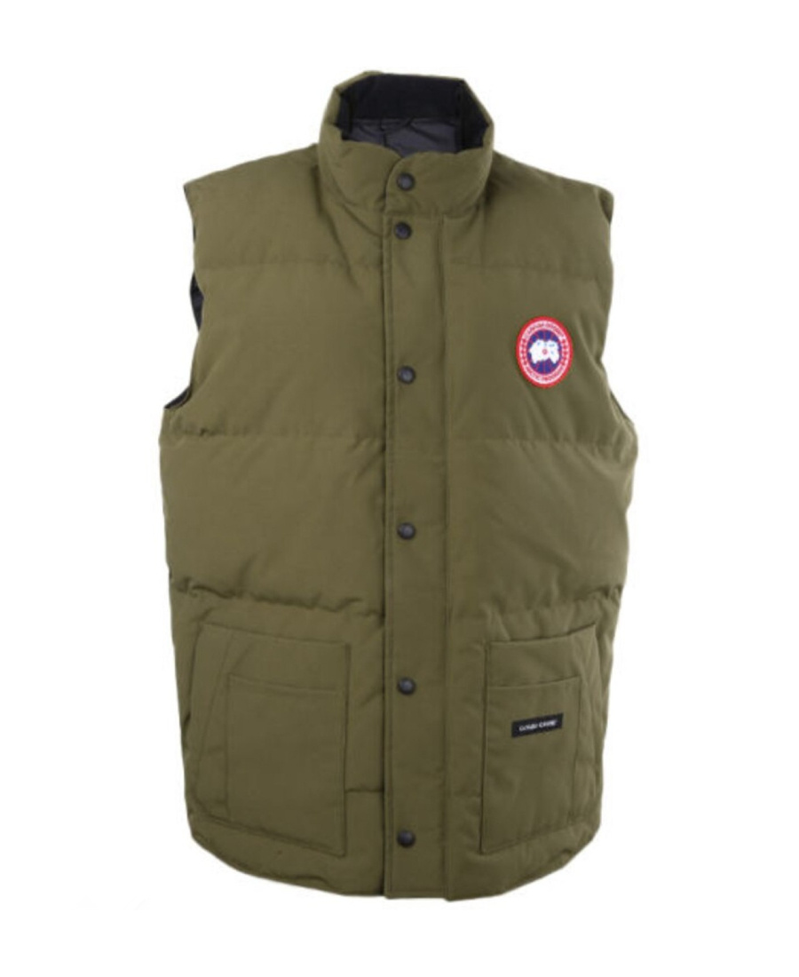 Shop Canada Goose Padded Gilet In Black