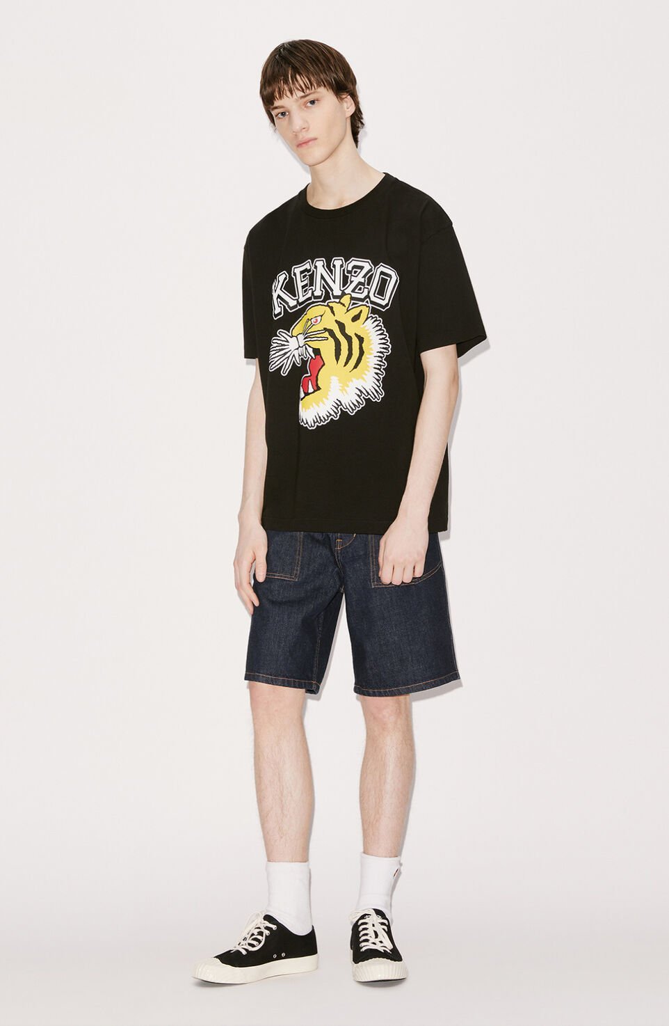 Kenzo Short-sleeved T-shirt In Black