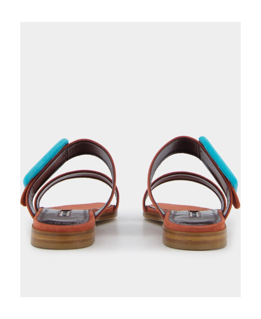 Manolo Blahnik Buckle-detailed Open Toe Sandals In Blue