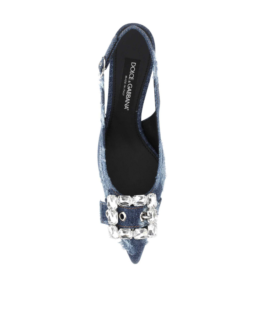 Shop Dolce & Gabbana Pointed-toe Pumps In Blue