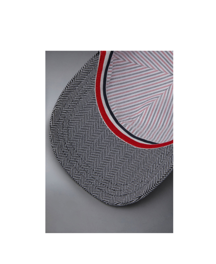 THOM BROWNE MULTI-PRINT WOOL BASEBALL CAP