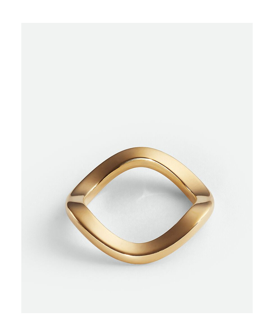 Bottega Veneta Curve Ring In Yellow