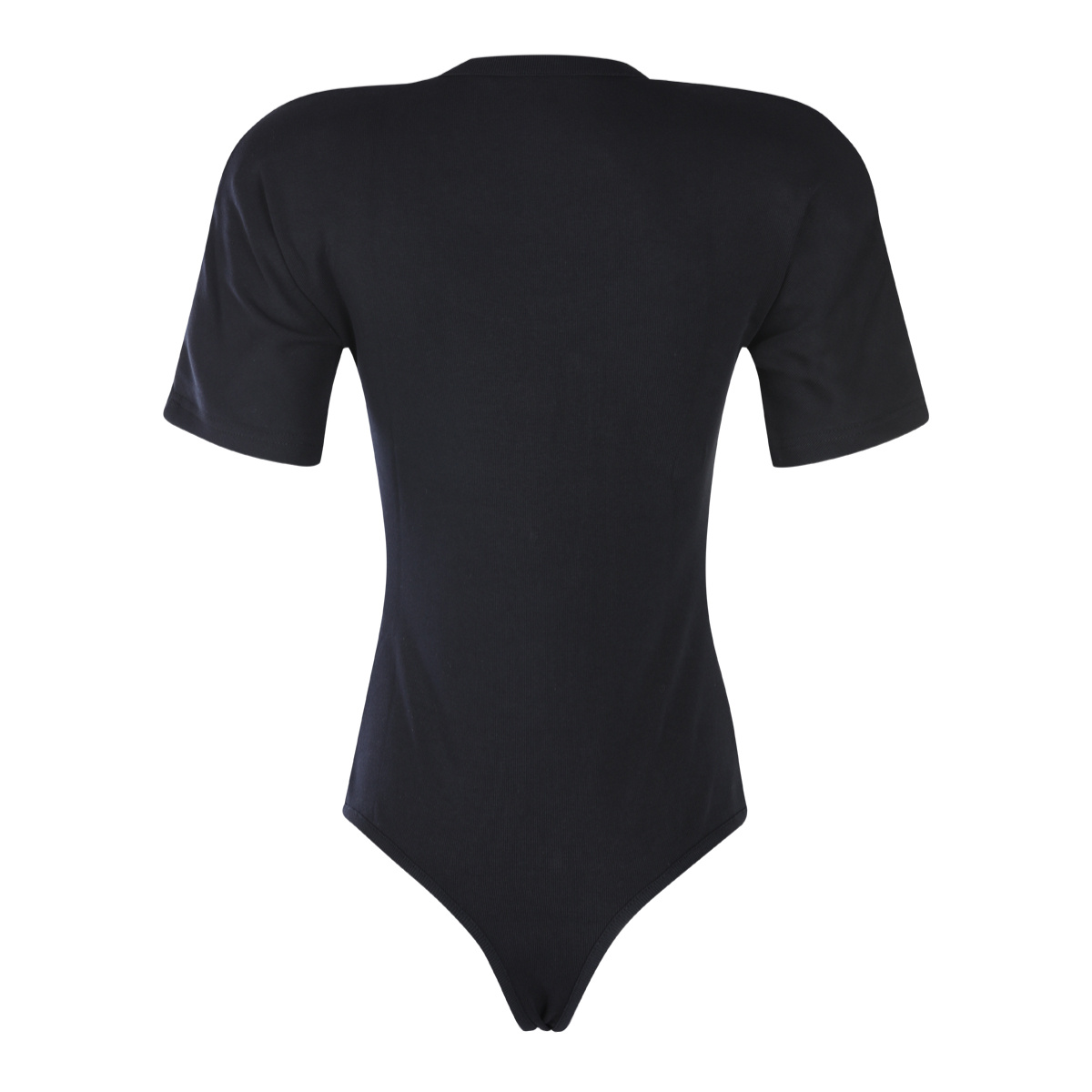 Jacquemus Short-sleeve Scoop-neck Bodysuit In Black