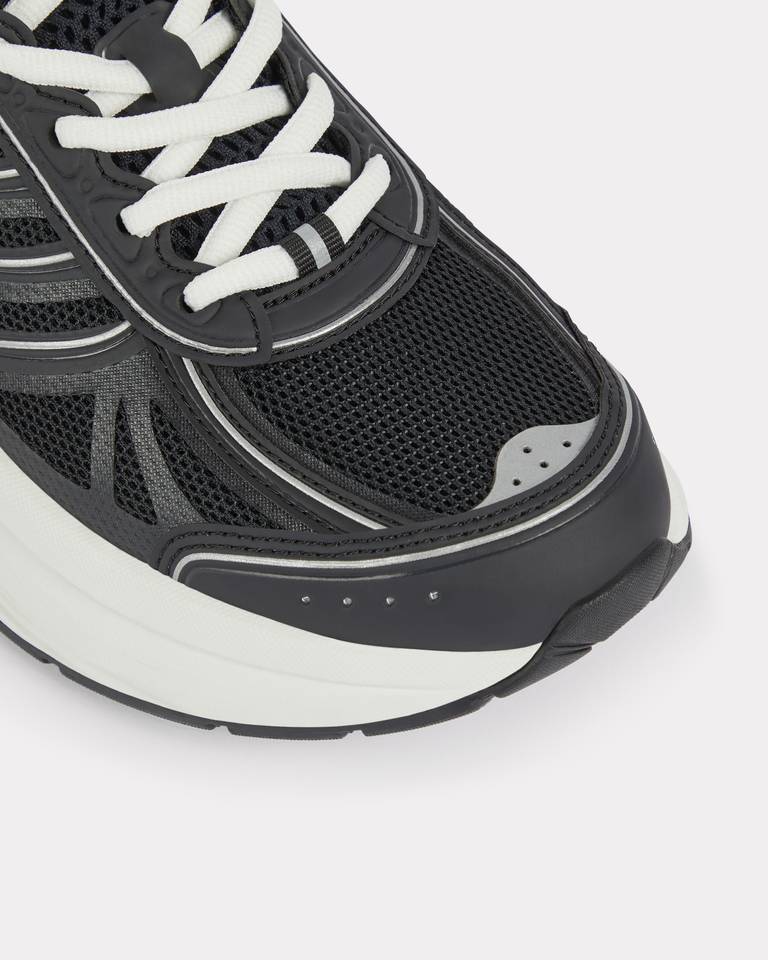 Kenzo Low Top Sneakers With Chunky Rubber Sole In Black