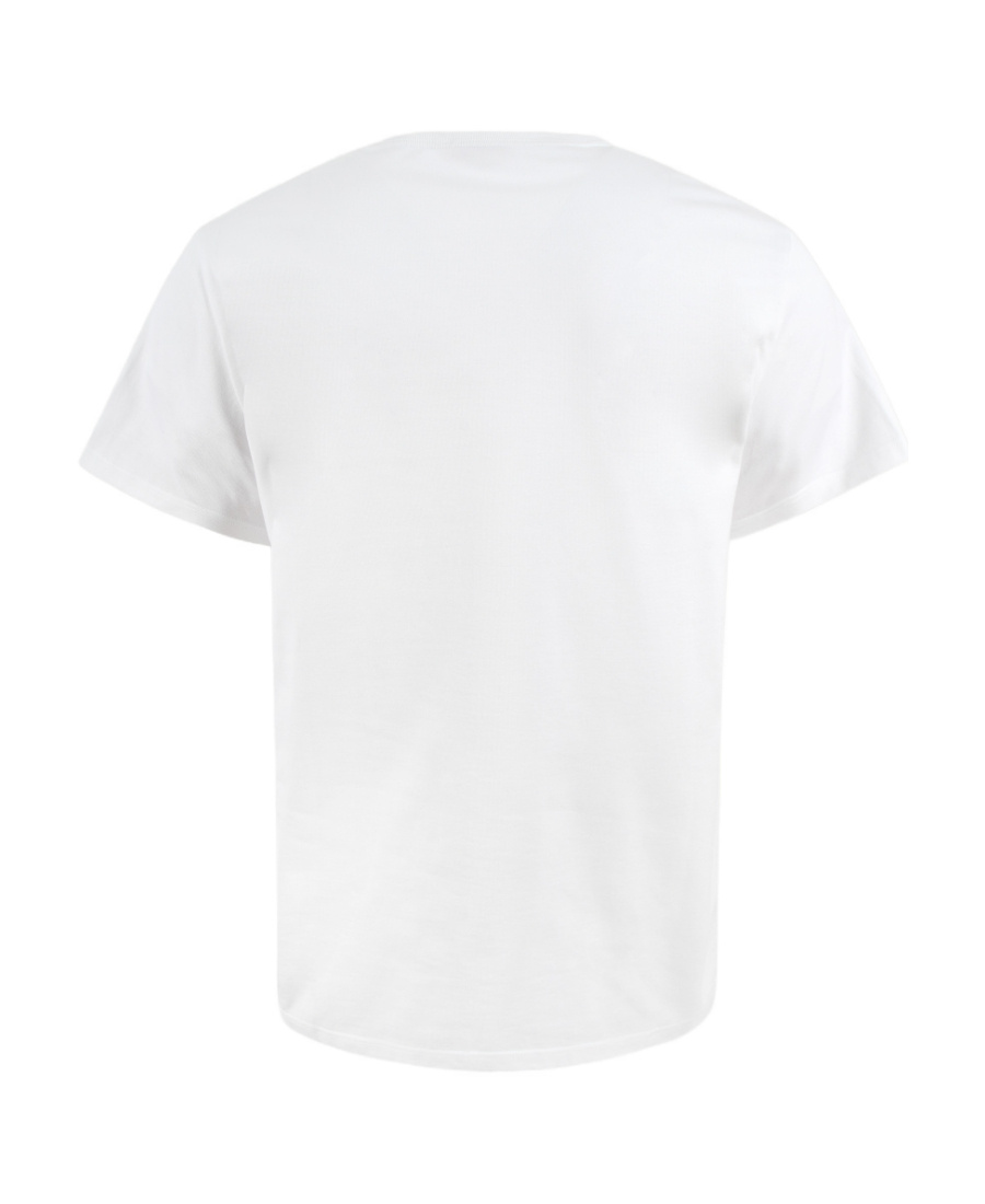 Alexander Mcqueen Crystal Decorated Logo T-shirt In White