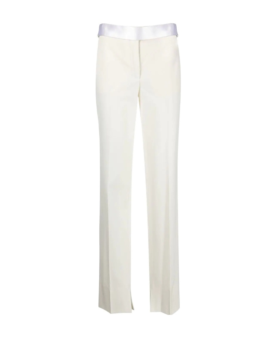 Stella Mccartney Logo Casual Trousers In White