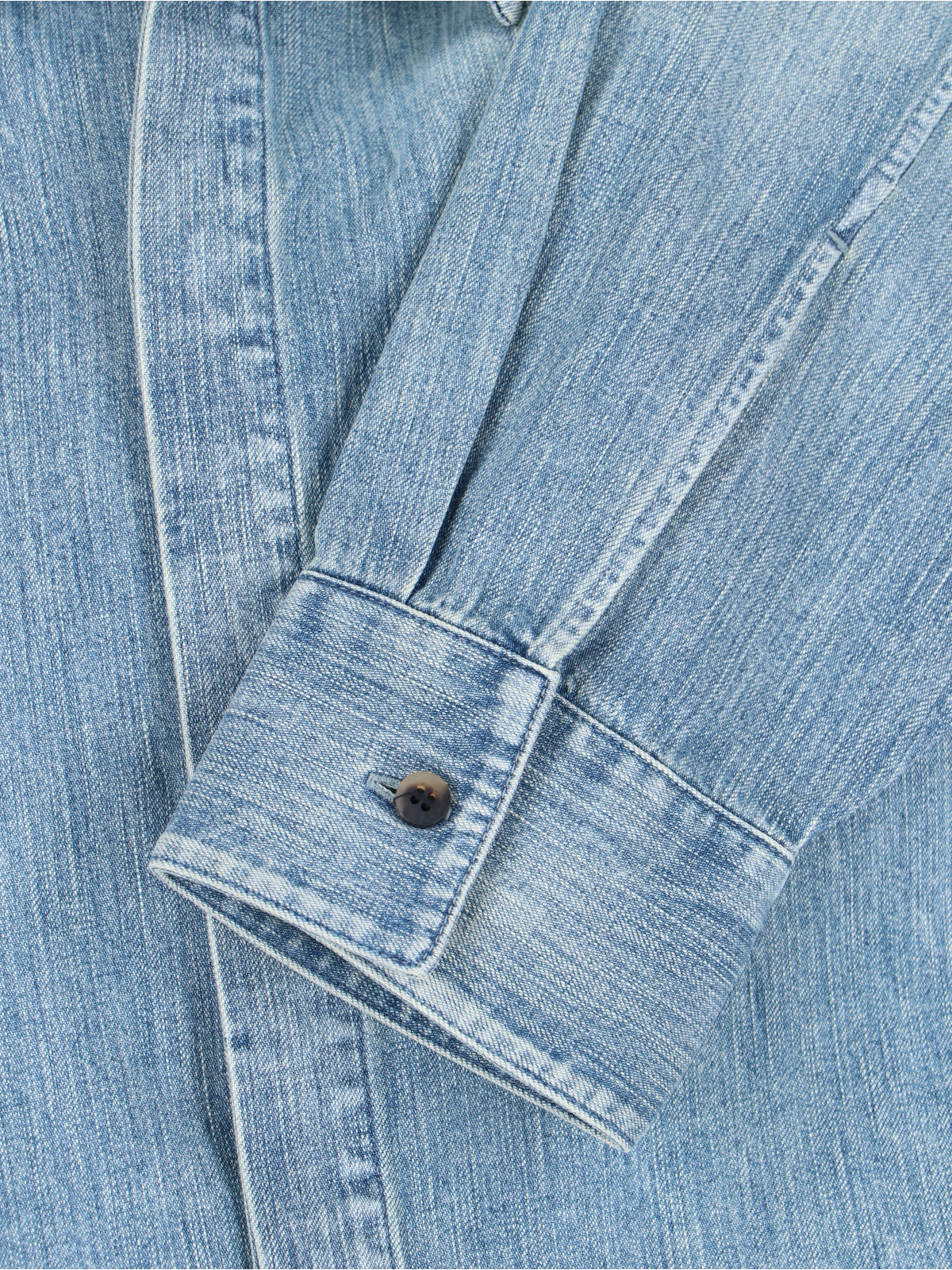 Fear Of God Relaxed Fit Denim Shirt With Classic Collar In Blue