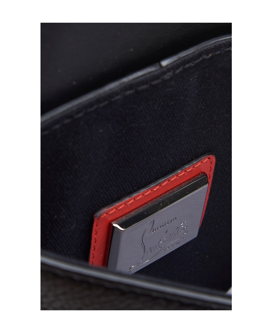 Christian Louboutin Rivet Shoulder Bag In Black