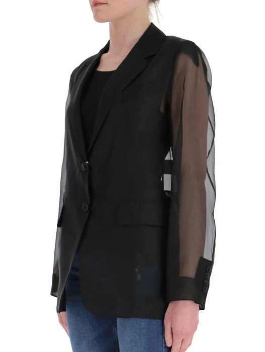 Max Mara Lucerna Thin Suit Jacket In Black