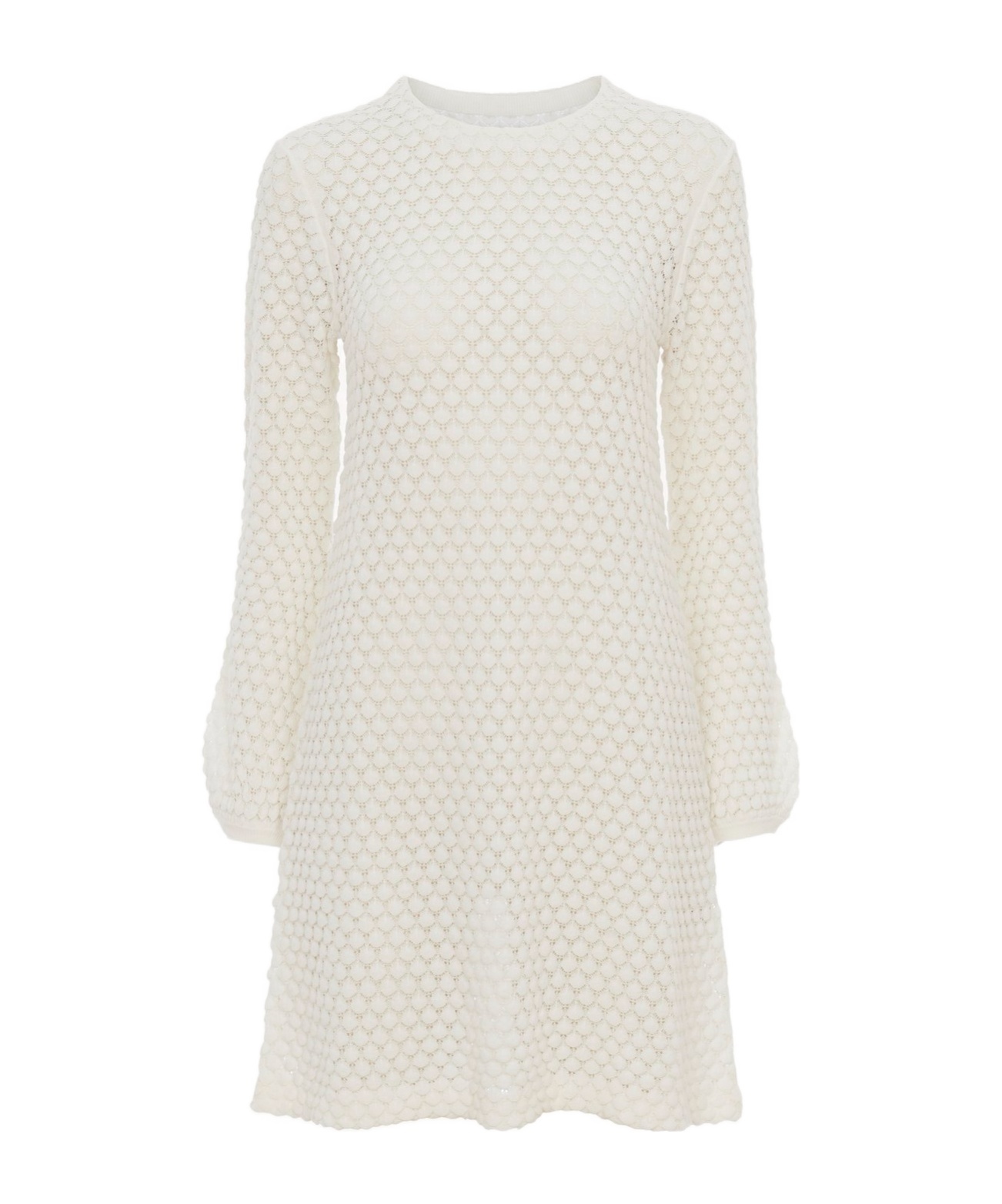 CHLOÉ POINTELLE-KNIT MINI DRESS