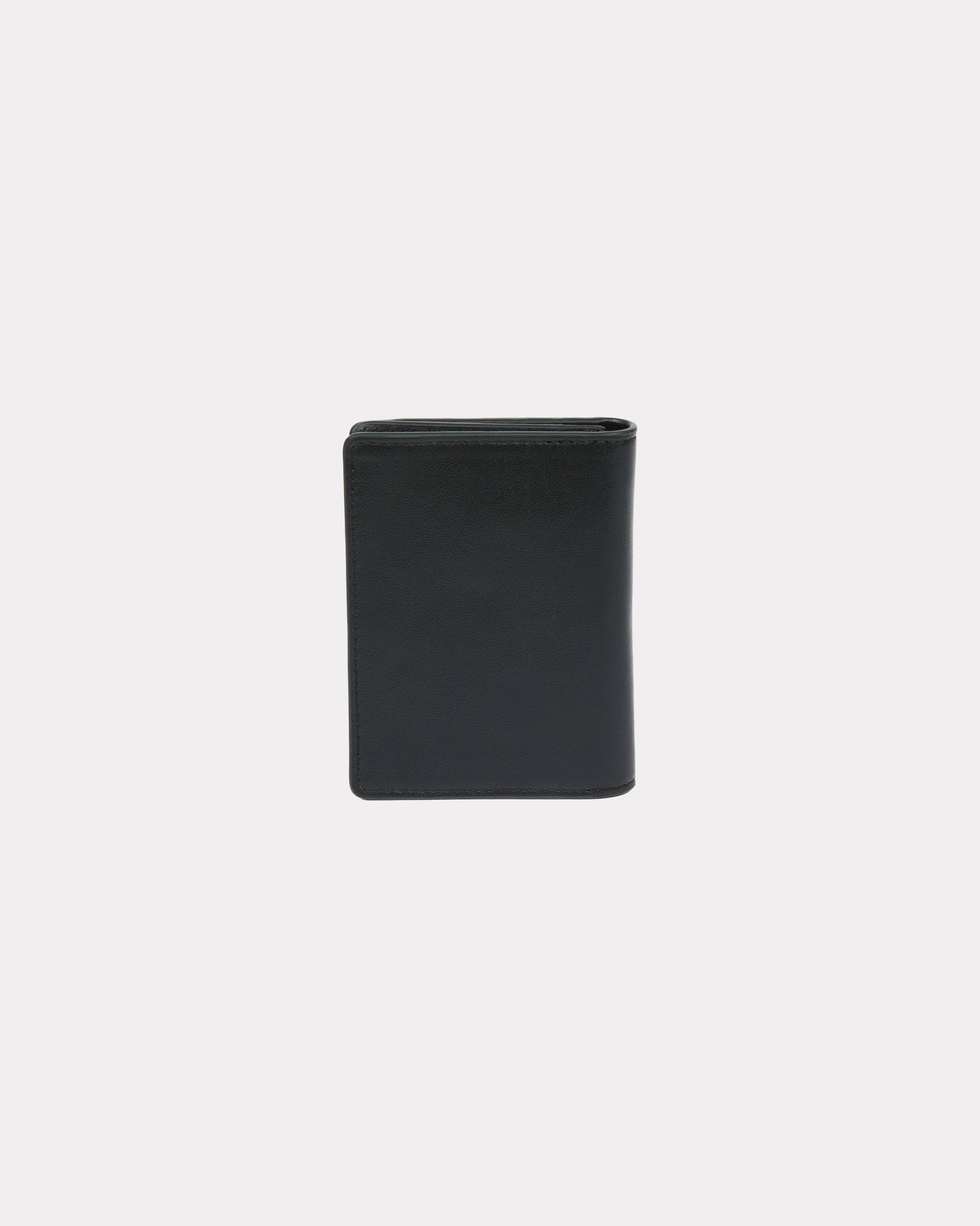 Kenzo ' Tab' Card Holder In Leather In Black