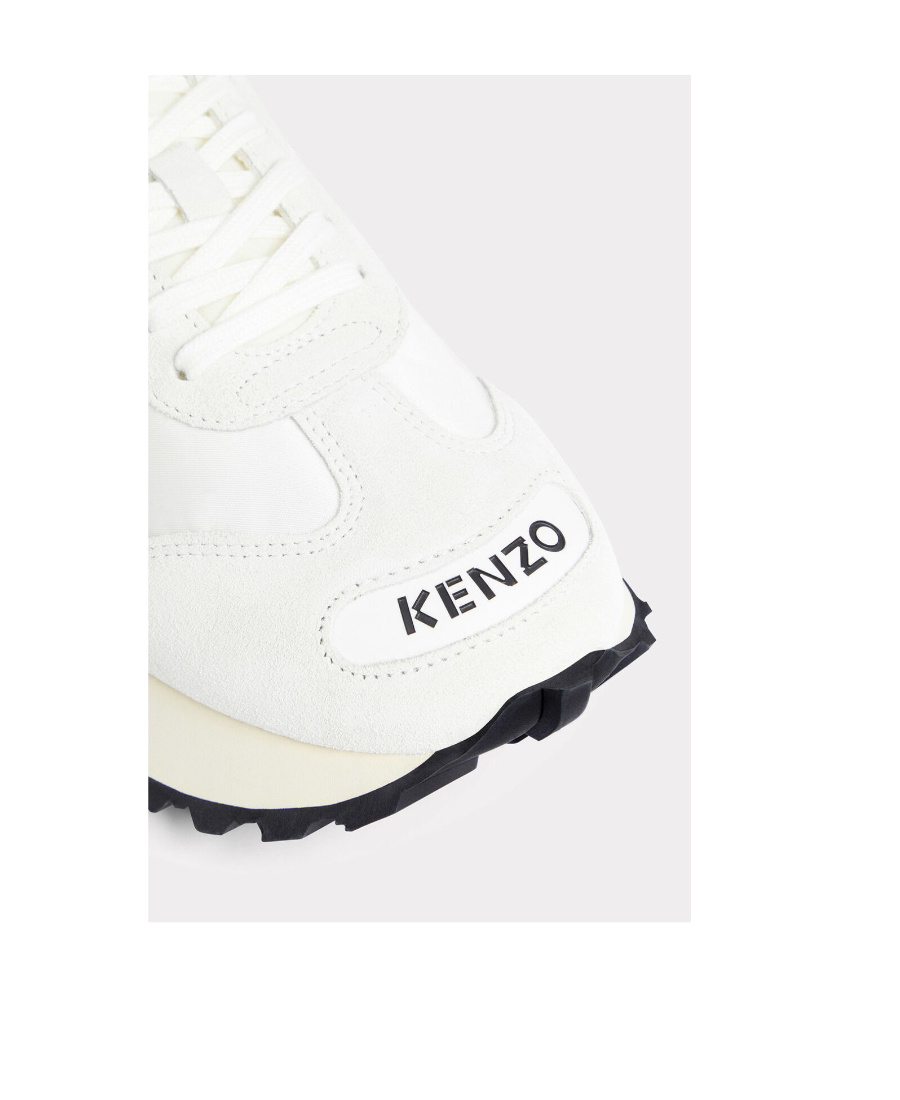 Kenzo Smile Run Low-top Sneakers In White