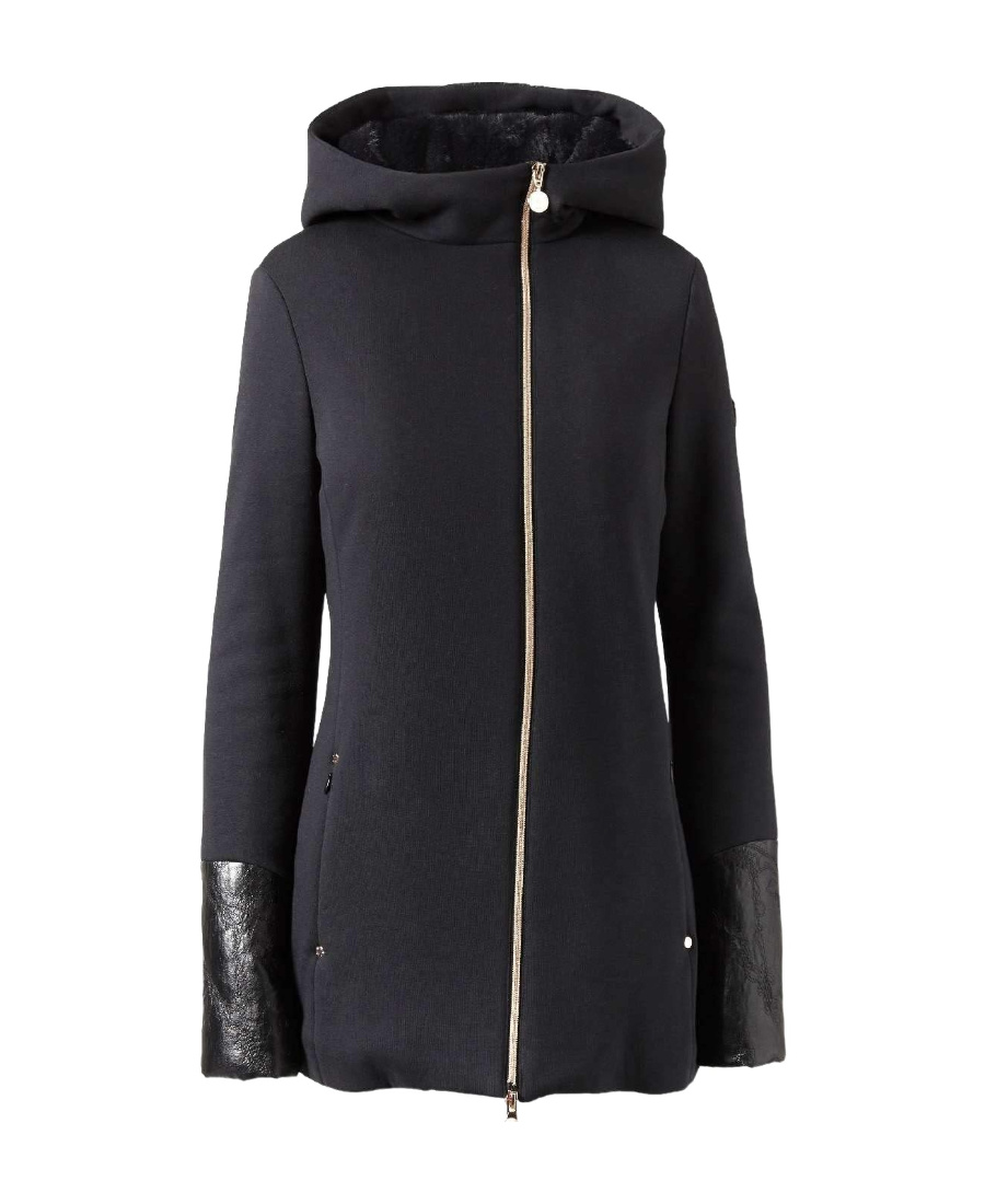 EA7 LOGO HOODED CASUAL JACKET