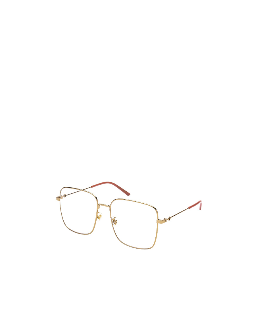 Gucci Square Frame Glasses In Nude