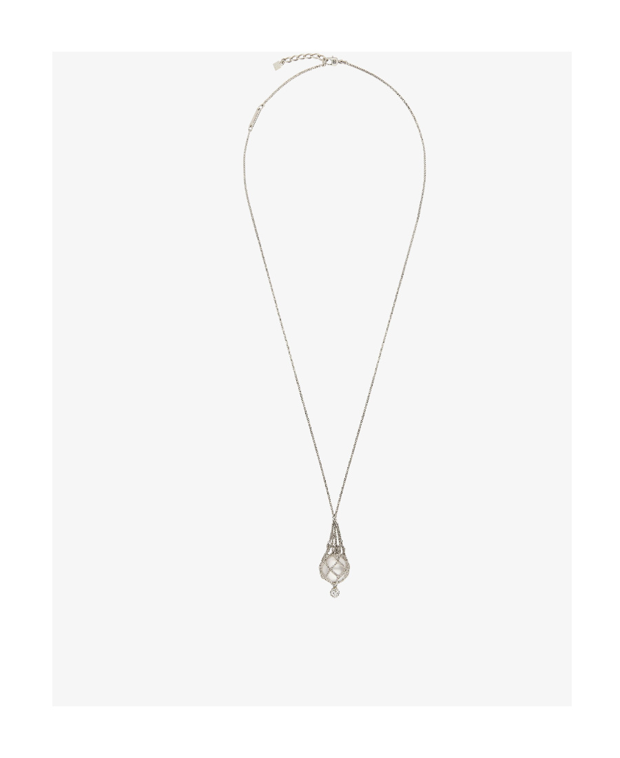 Givenchy Pearling Necklace In Gray