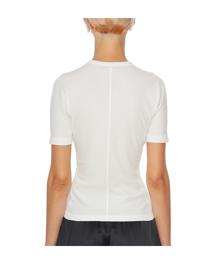 Y-3 Logo-print Fitted Top In White